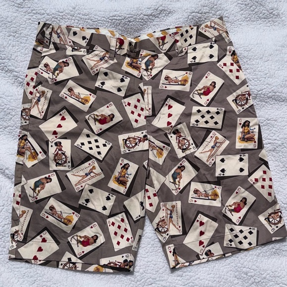 Loudmouth Logo Patterned Golf Shorts. Make a statement on the Links! - Picture 2 of 8